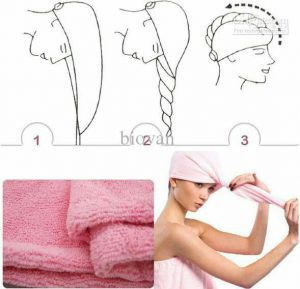 حوله سر حمام هندی کوچک (حوله ژلهای)